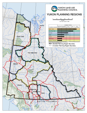 Yukon Planning Regions as of January 2013